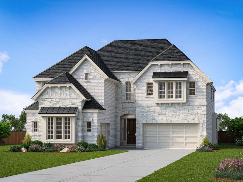 Representative exterior photo of a completed home built from the Diana by Landon Homes in Lexington Frisco, Frisco, TX (Image 28).