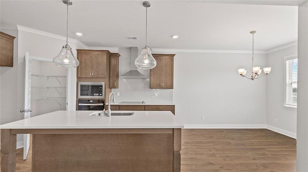 Furnished interior view inside a new home in Evergreen Crossing, Locust Grove (Image 9).