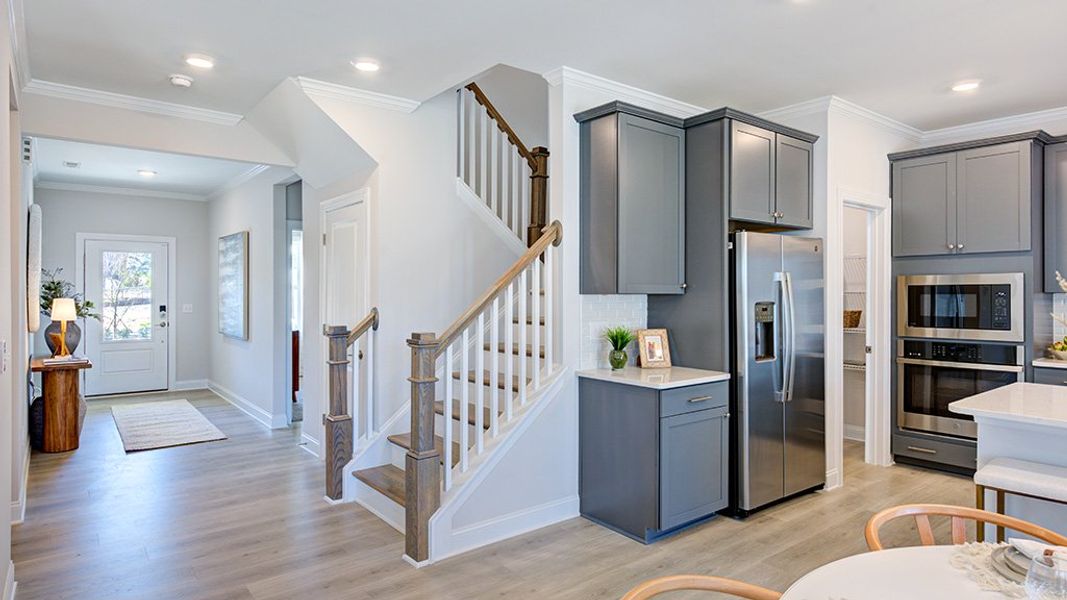 Representative furnished interior of a home built from the Ashford by Taylor Morrison in Bridgeberry, Holly Springs (Image 20).
