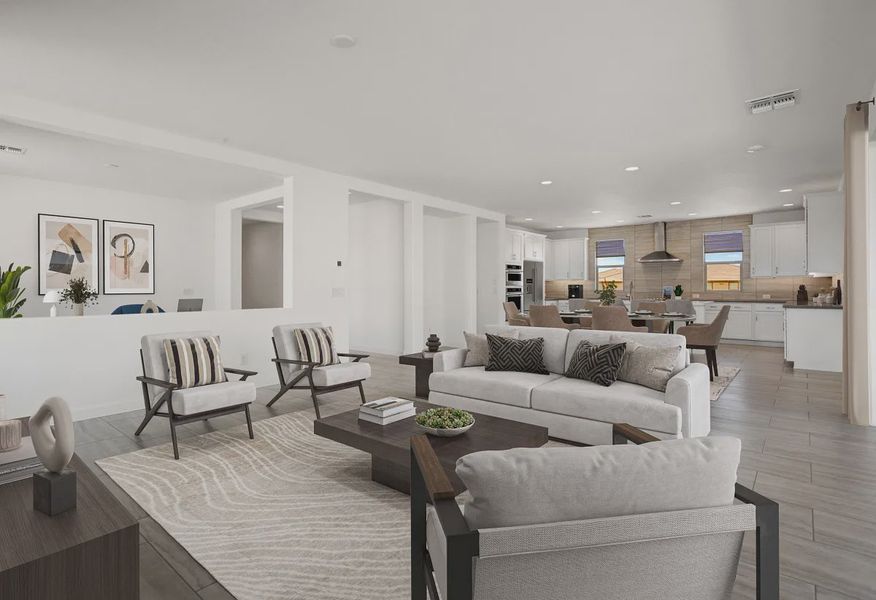 Virtually Staged Great Room - 4 of 33