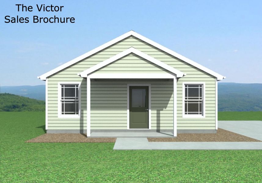 Front exterior of a new home in Gentry Place, Spartanburg, SC, highlighting curb appeal (Image 1).