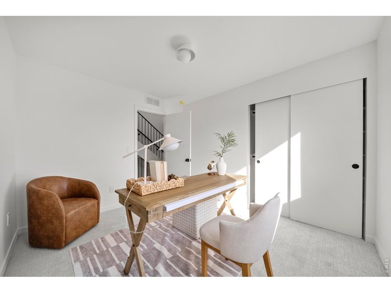 Furnished interior view inside a new home in , Denver (Image 38). Furnished interior view inside a new home in , Denver (Image 38).