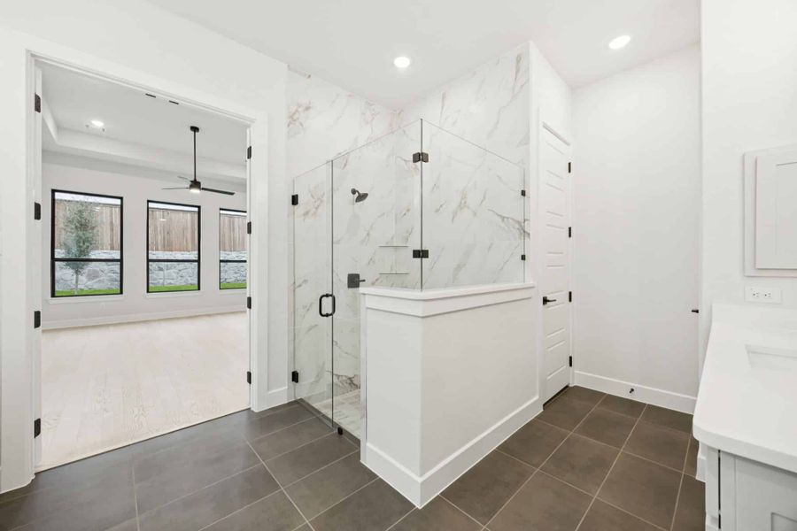 Representative furnished interior of a home built from the Danville by Chesmar Homes in Canyon Falls 70s, Northlake (Image 7).