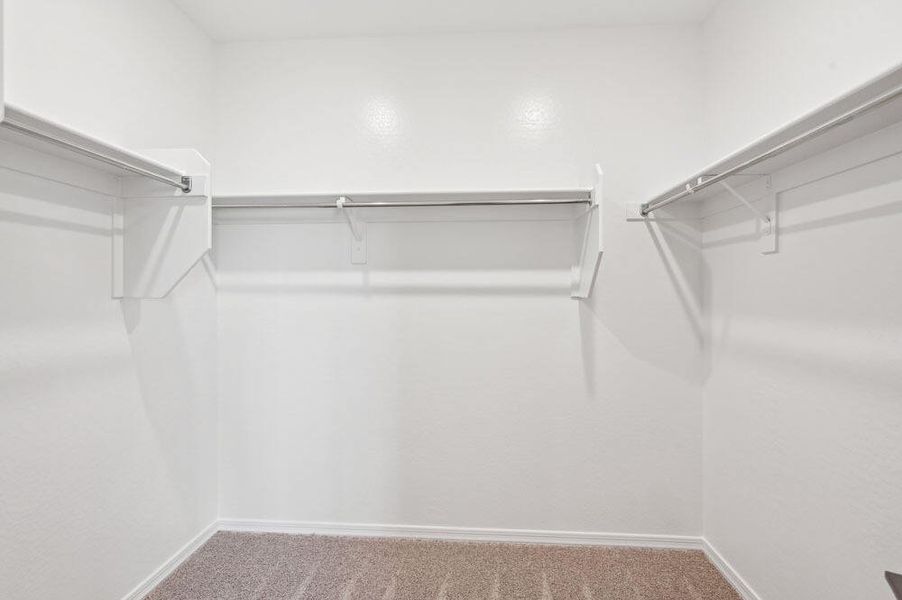 Primary walk in closet