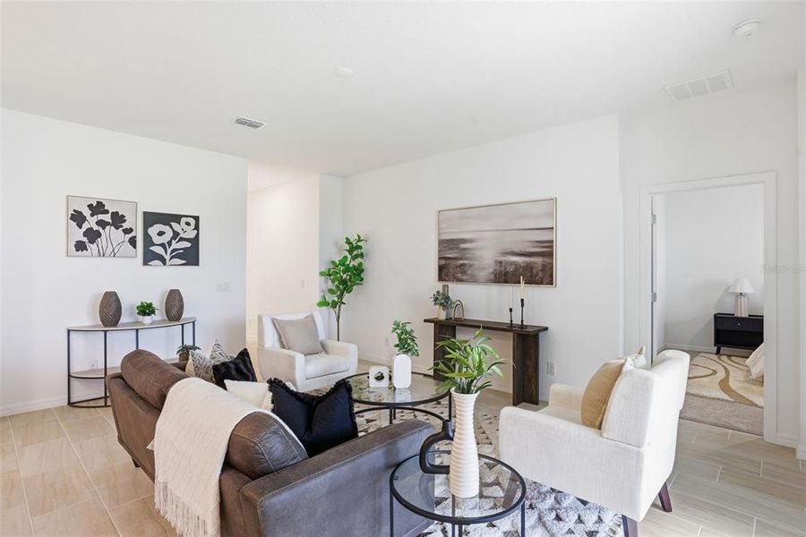 Furnished interior view inside a new home in , Deland (Image 25). Furnished interior view inside a new home in , Deland (Image 25).