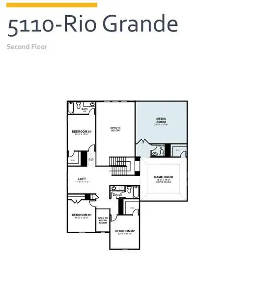 2D floor plan layout of this home in Edgewood, Leander, TX (Image 3). 2D floor plan layout of this home in Edgewood, Leander, TX (Image 3).