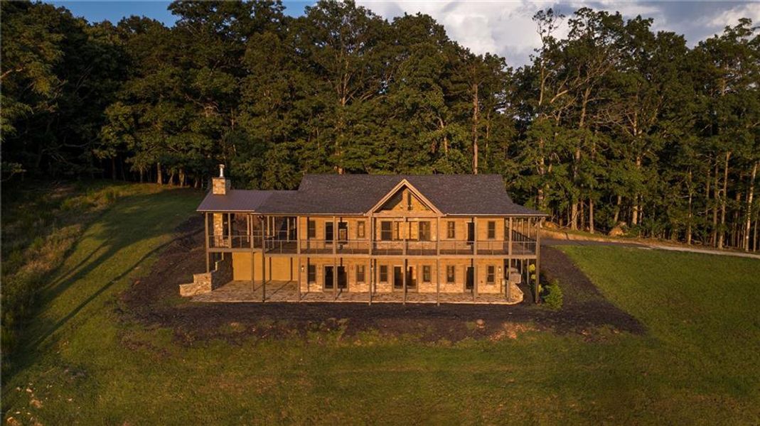 Front exterior of a new home in , Morganton, GA, highlighting curb appeal (Image 26).