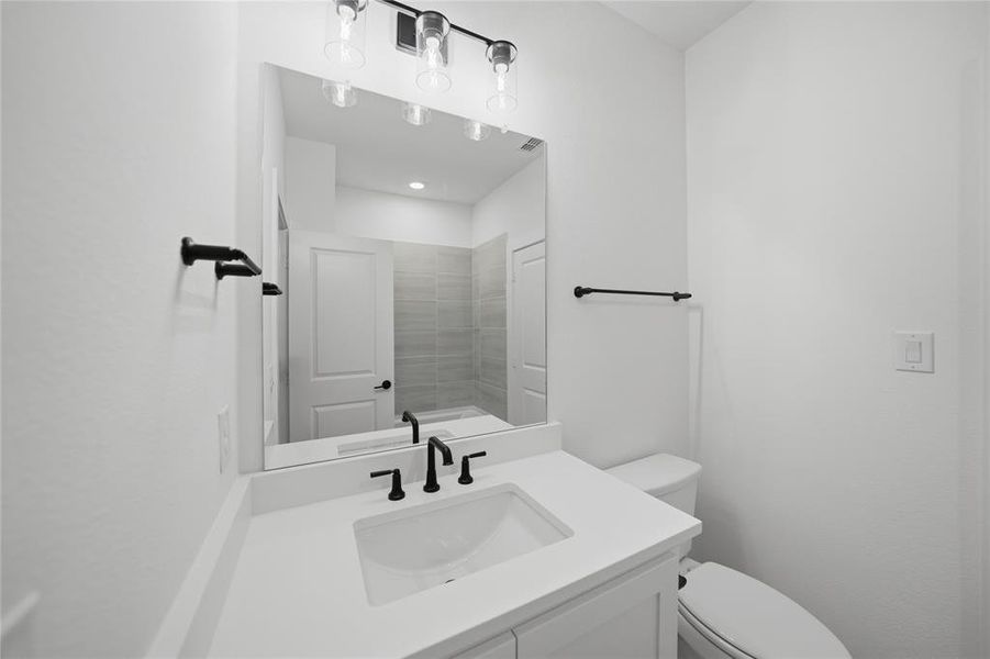 Furnished interior view inside a new home in Light Farms Graham/Reagan, Celina (Image 16).