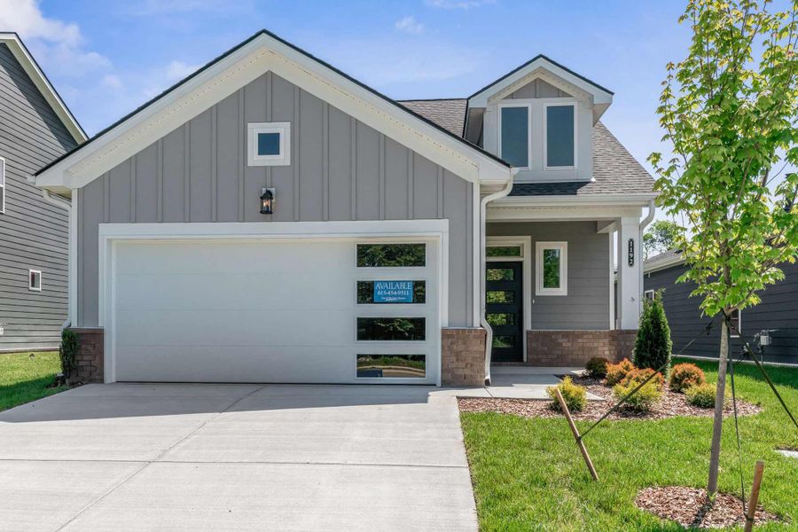 Representative exterior photo of a completed home built from the The Whitfield by David Weekley Homes in Nexus – Park Collection, Gallatin, TN (Image 2).