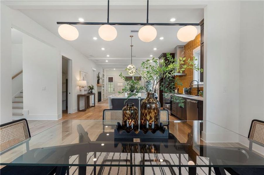 Furnished interior view inside a new home in , Atlanta (Image 11).