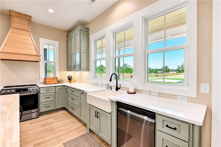 Furnished interior view inside a new home in , Calhoun (Image 53).