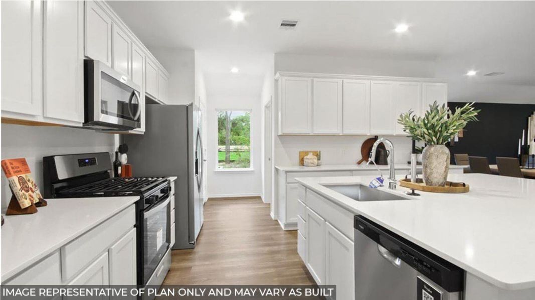 Furnished interior view inside a new home in Newport Pointe, Crosby (Image 4).