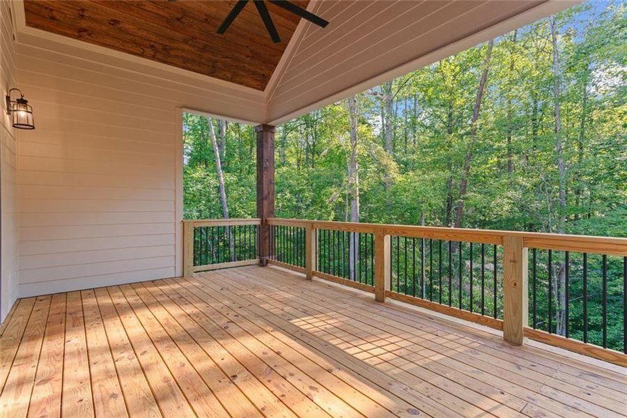 Exterior details and patio area of a home in , Ball Ground (Image 3).
