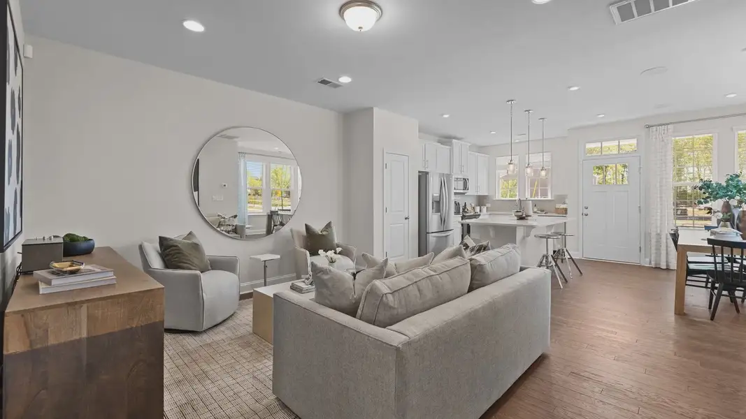 Furnished interior view inside a new home in Odell Park, Charlotte (Image 3).