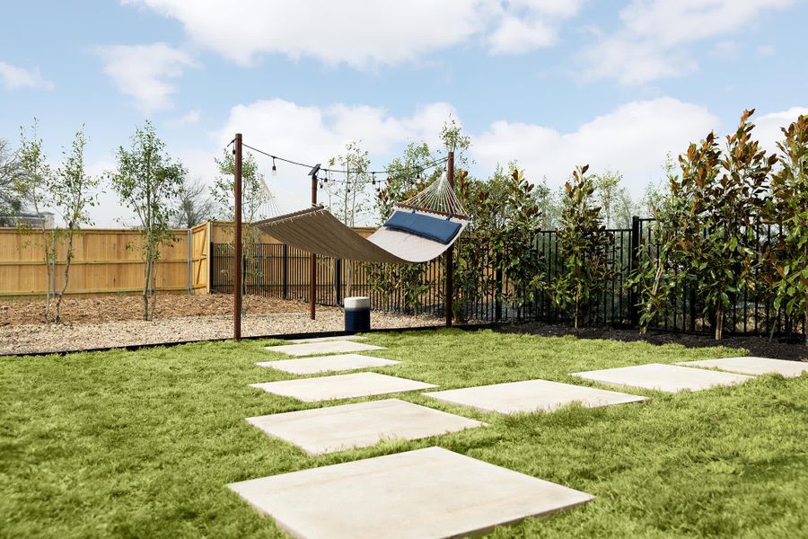 Backyard | Ellie at Avery Centre in Round Rock, TX by Landsea Homes