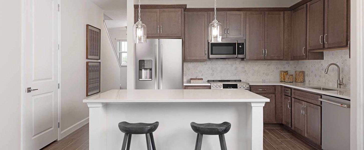 Representative furnished interior of a home built from the Surf by Ashton Woods in Montague Chase, Tampa (Image 4).