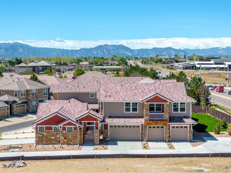 Front exterior of a new home in , Broomfield, CO, highlighting curb appeal (Image 20). Front exterior of a new home in , Broomfield, CO, highlighting curb appeal (Image 20).