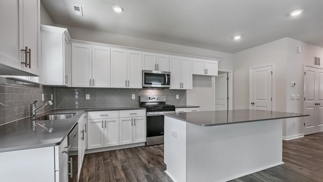 Furnished interior view inside a new home in The Estates at Edinborough, Gibsonville (Image 7).