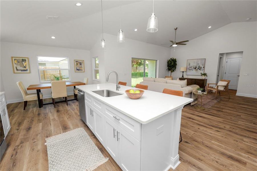 Furnished interior view inside a new home in , Eagle Lake (Image 27).