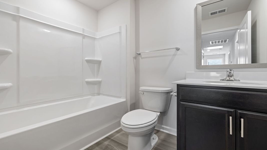 Furnished interior view inside a new home in Cedar Gap, Fountain Inn (Image 10). Furnished interior view inside a new home in Cedar Gap, Fountain Inn (Image 10).