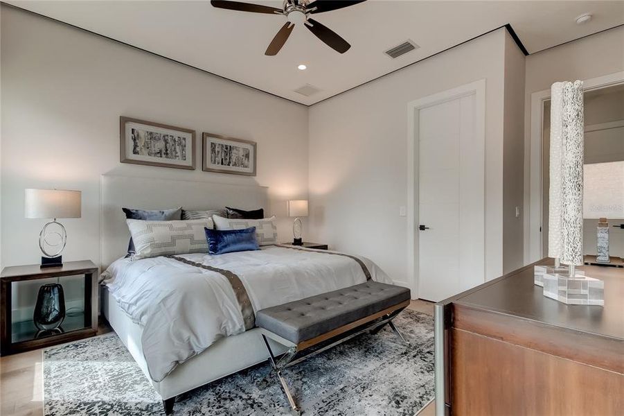 Furnished interior view inside a new home in , Tampa (Image 15). Furnished interior view inside a new home in , Tampa (Image 15).