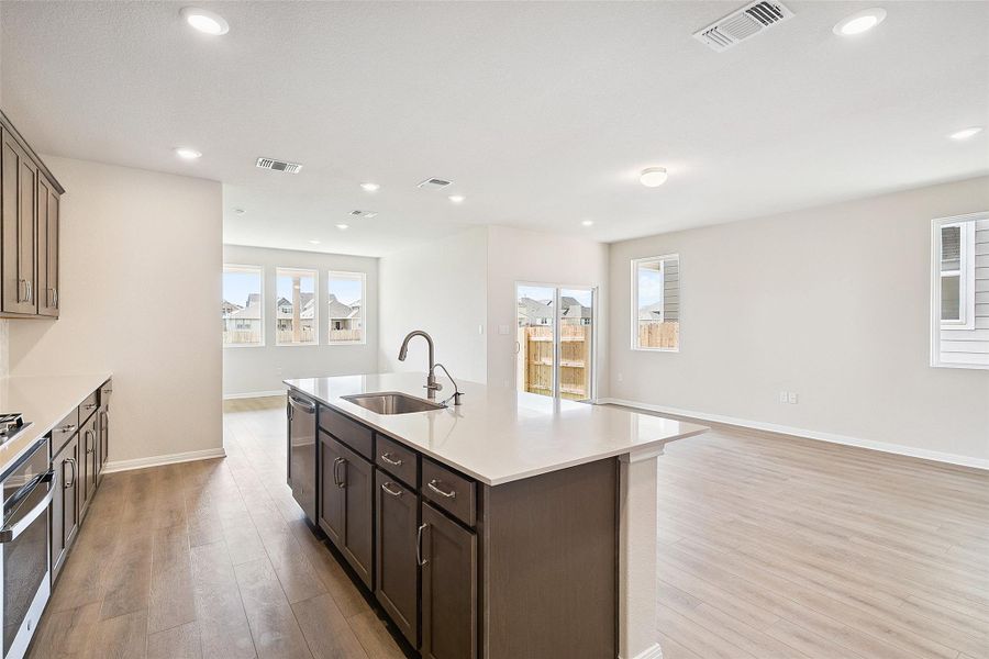 Furnished interior view inside a new home in Covered Bridge, Hutto (Image 5).