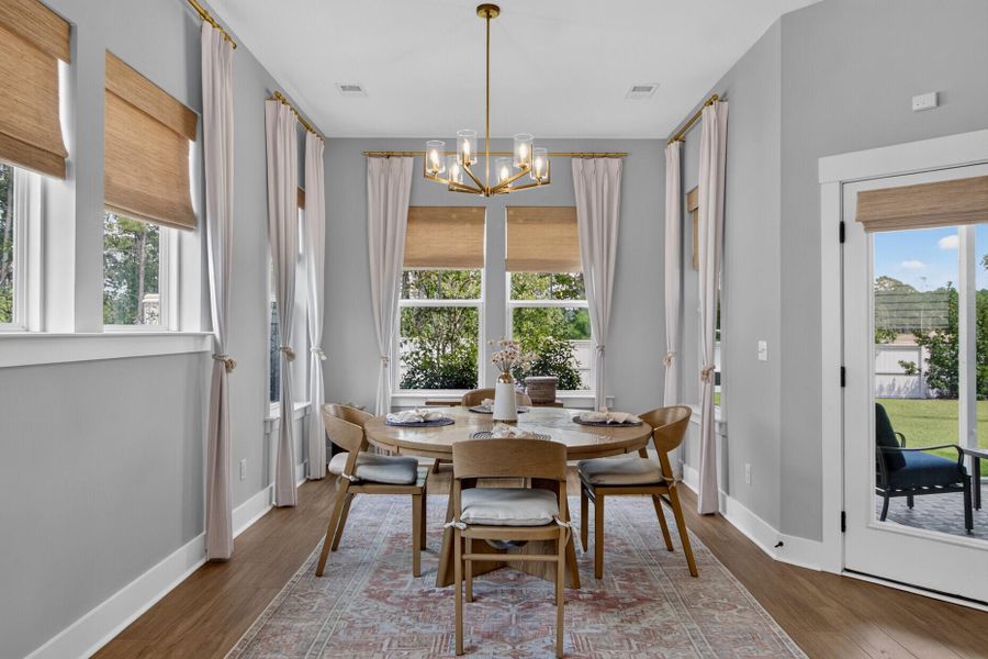 Furnished interior view inside a new home in , Summerville (Image 34).