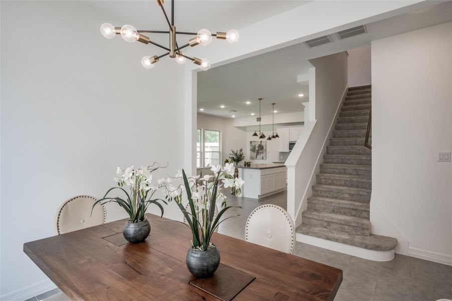 Furnished interior view inside a new home in , Missouri City (Image 8).
