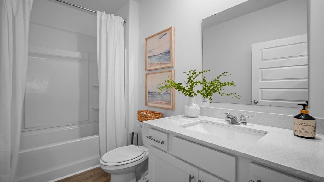 Furnished interior view inside a new home in The Lakes at North Glynn, Brunswick (Image 21).