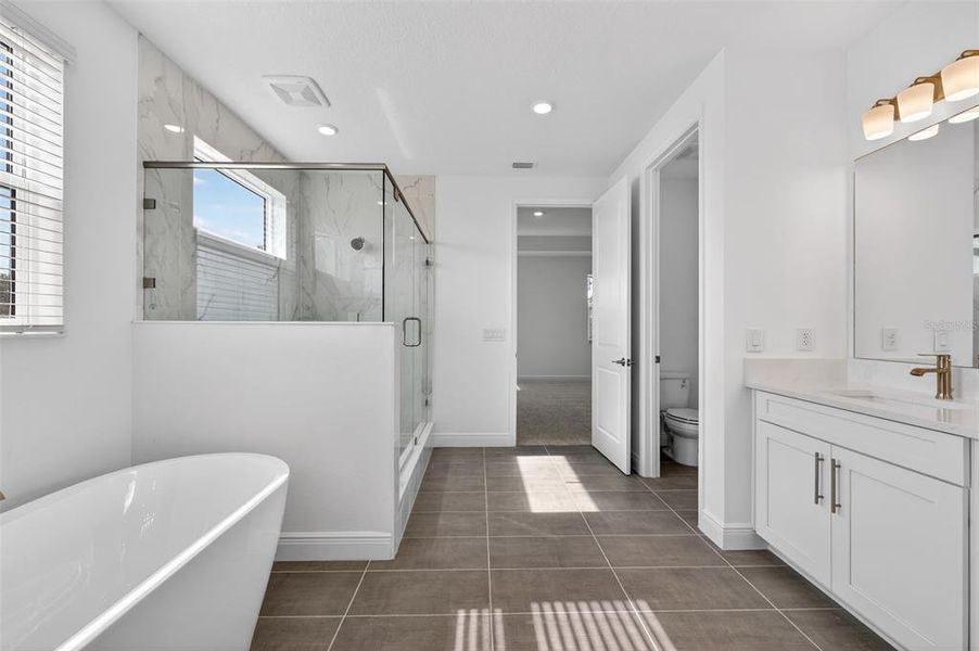 Furnished interior view inside a new home in Hawkstone, Sarasota (Image 11).