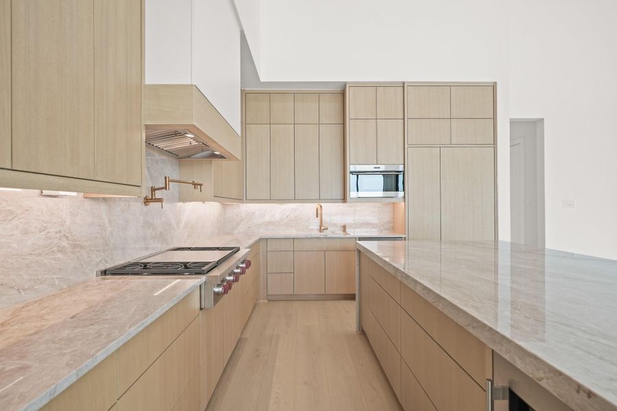 Furnished interior view inside a new home in Bridgeland, Cypress (Image 9).