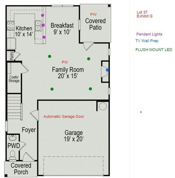 2D floor plan layout of this home in Winston Place, Gallatin, TN (Image 3). 2D floor plan layout of this home in Winston Place, Gallatin, TN (Image 3).