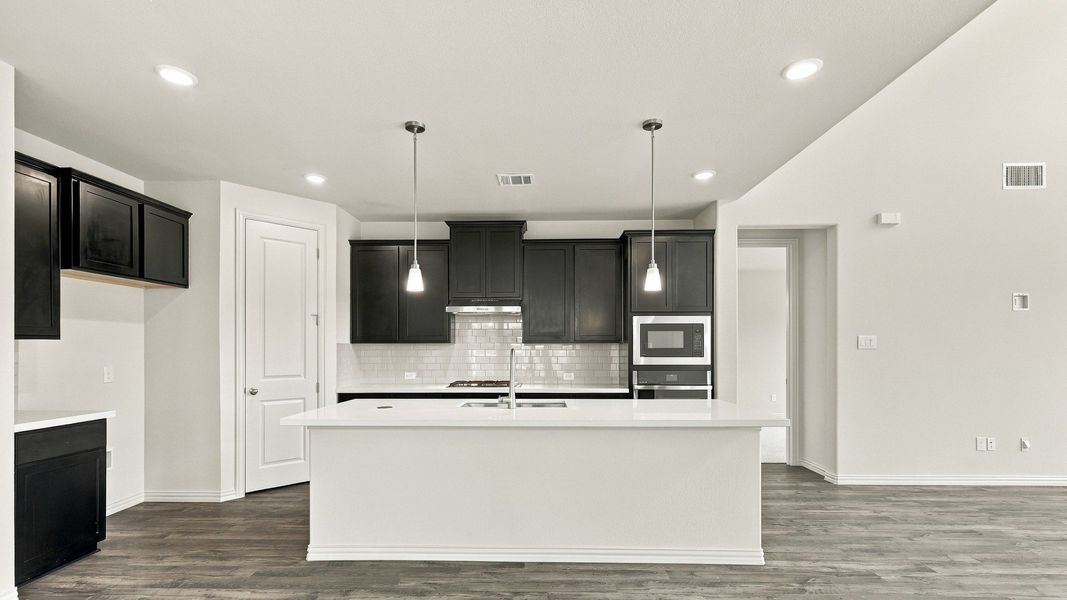 Furnished interior view inside a new home in Wildflower Ranch, Fort Worth (Image 17). Furnished interior view inside a new home in Wildflower Ranch, Fort Worth (Image 17).