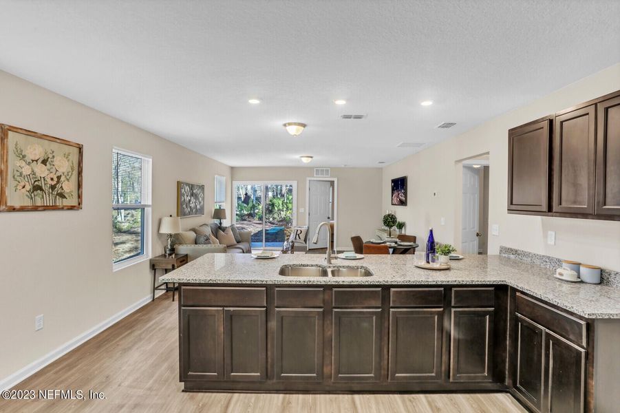 Furnished interior view inside a new home in , Jacksonville (Image 5).