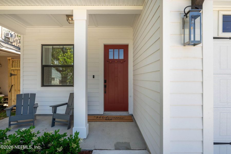 Exterior details and patio area of a home in , Jacksonville Beach (Image 44).