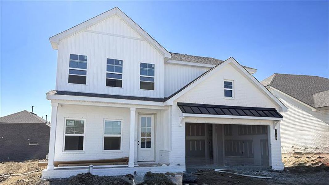 *Photo of actual home in construction. March 2026