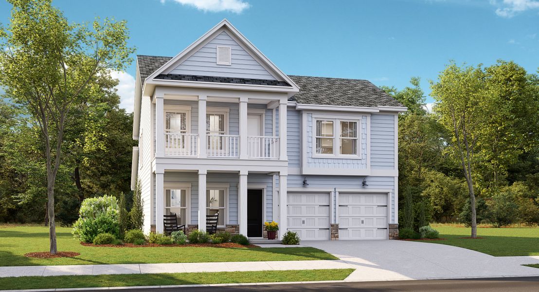 Front exterior of a home in the Brunswick Plantation: Arbor Collection community, located in Calabash, NC (Image 18).