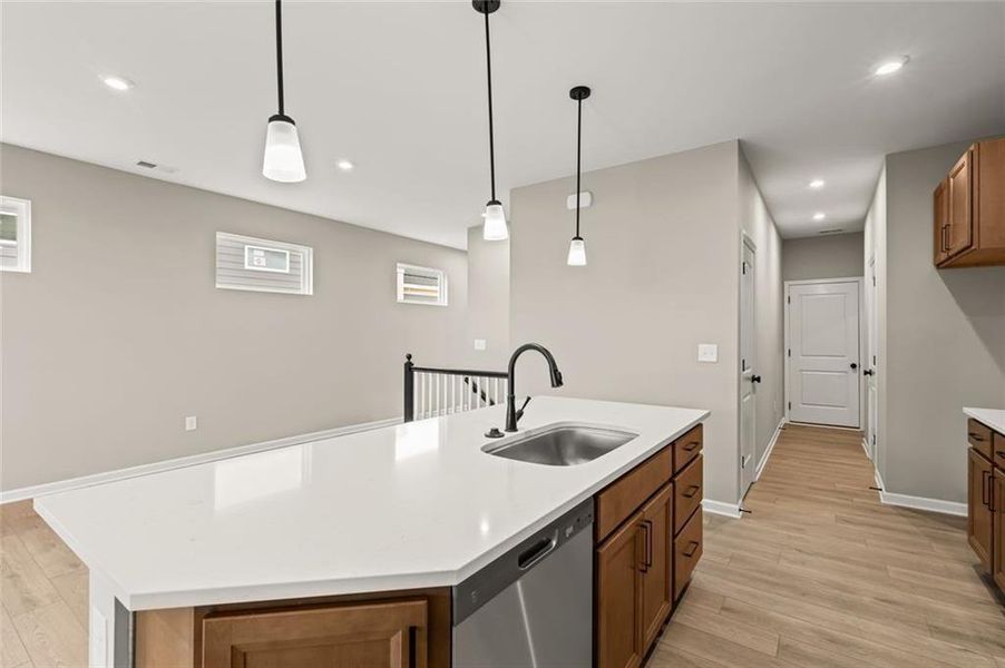 Furnished interior view inside a new home in Villas at Gold Creek, Dawsonville (Image 8).