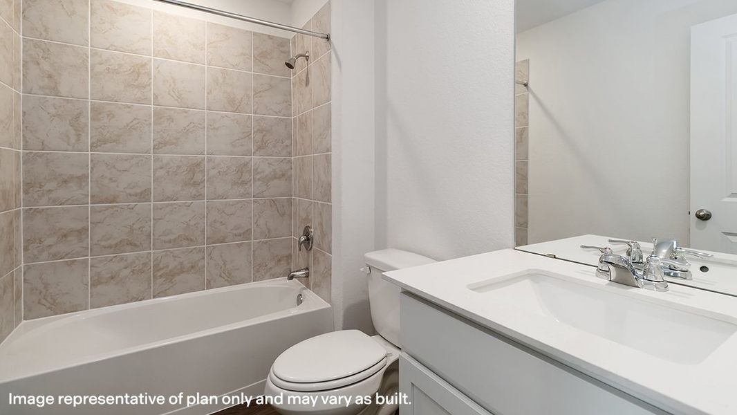 Furnished interior view inside a new home in Hickory Ridge, Elmendorf (Image 12).