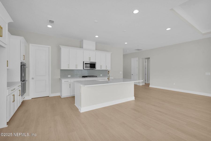 Furnished interior view inside a new home in Forest Park at Wildlight, Yulee (Image 10).