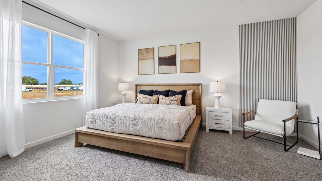 Furnished interior view inside a new home in Mockingbird Reserve at Winding Oaks, Ocala (Image 12).