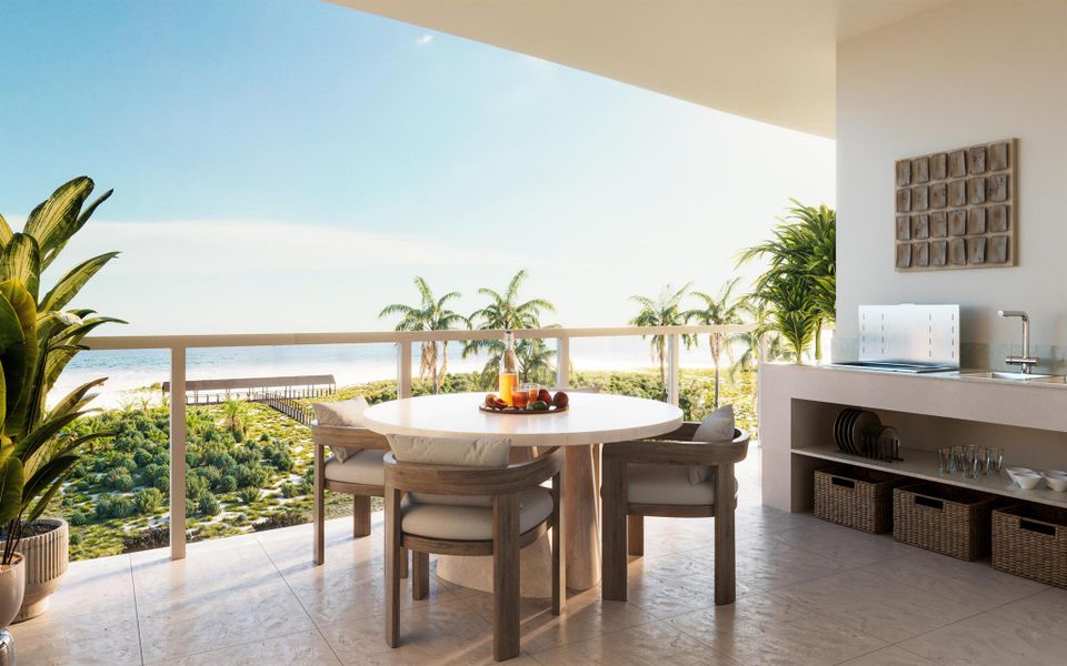 Furnished interior view inside a new home in , Palm Beach Shores (Image 6). Furnished interior view inside a new home in , Palm Beach Shores (Image 6).