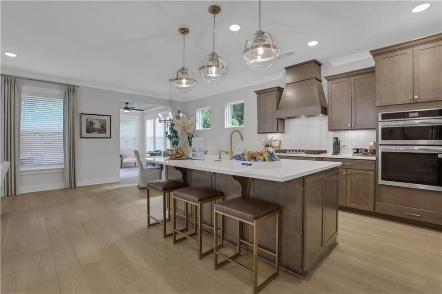 Furnished interior view inside a new home in , Cartersville (Image 17).