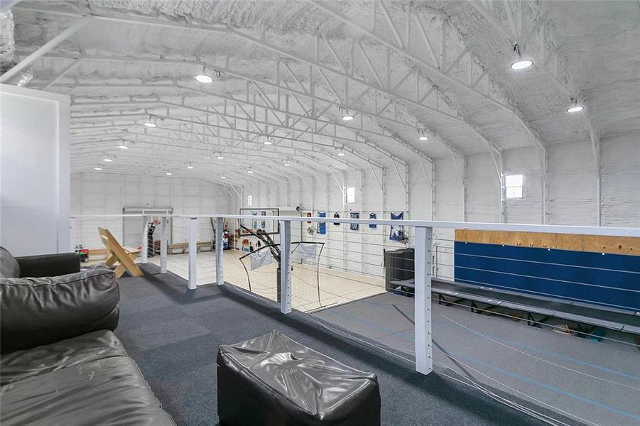 Loft overlooking floor Loft overlooking floor