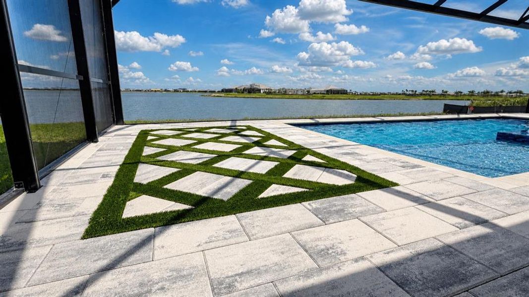 Exterior details and patio area of a home in Shellstone at Waterside, Sarasota (Image 36). Exterior details and patio area of a home in Shellstone at Waterside, Sarasota (Image 36).