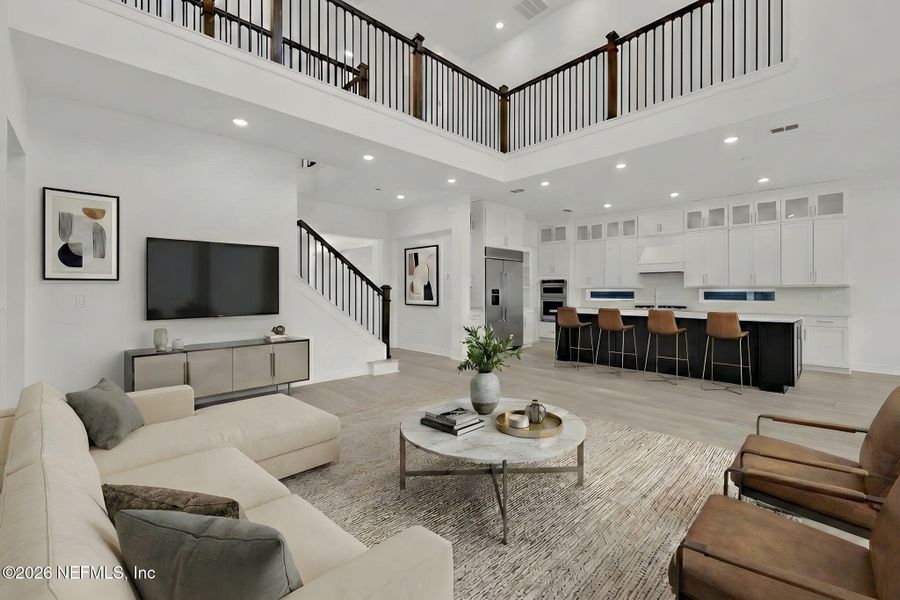 Furnished interior view inside a new home in The Landings at Saint Johns, St. Johns (Image 5).