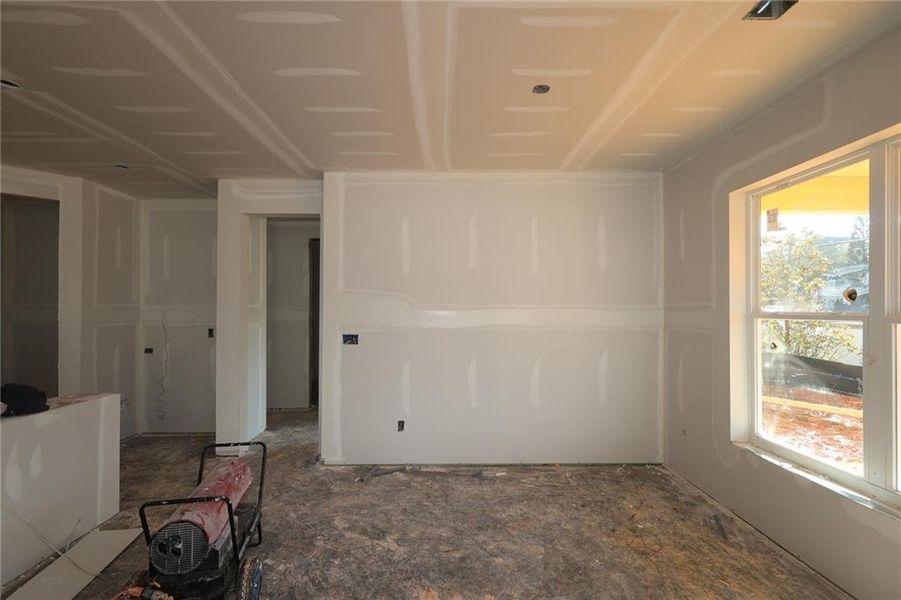 In-progress construction of a new home in Havencroft, Woodstock, GA (Image 7).