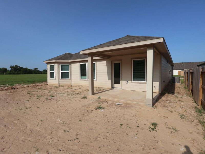 Exterior details and patio area of a home in Ambrose, La Marque (Image 3). Exterior details and patio area of a home in Ambrose, La Marque (Image 3).