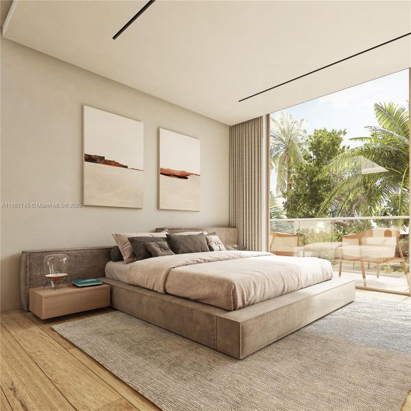 Furnished interior view inside a new home in , Miami (Image 14). Furnished interior view inside a new home in , Miami (Image 14).