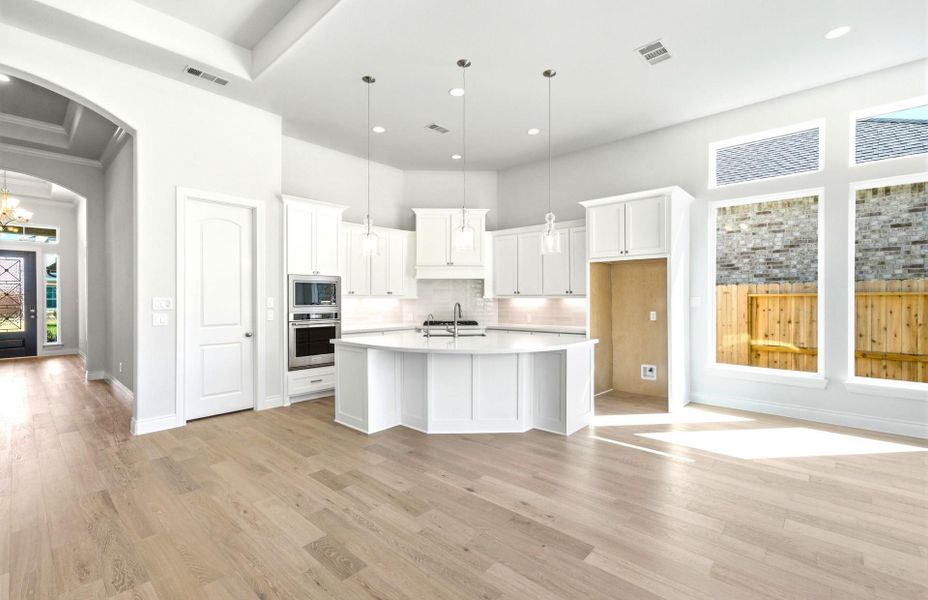 Furnished interior view inside a new home in The Highlands 55′, Porter (Image 8).